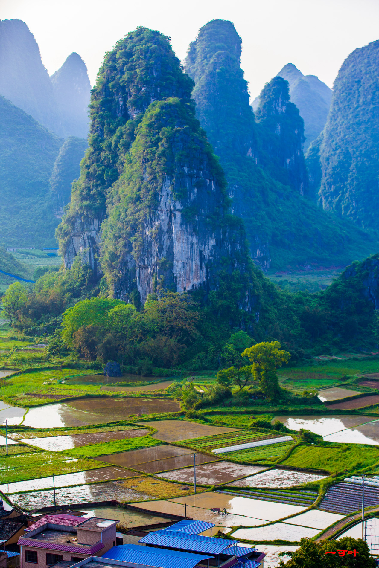 桂林东山村风景图片