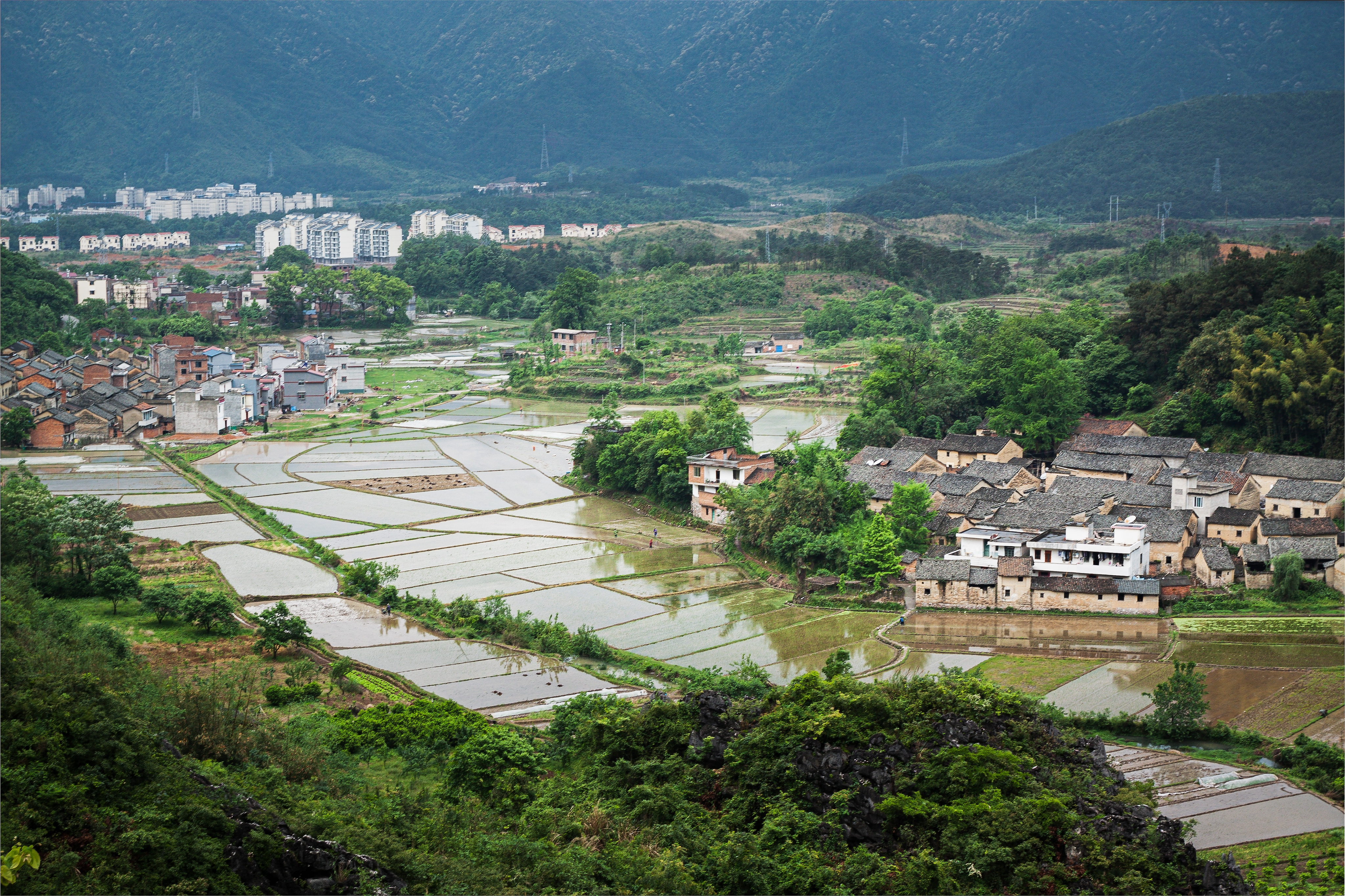 桂林市区周边田园