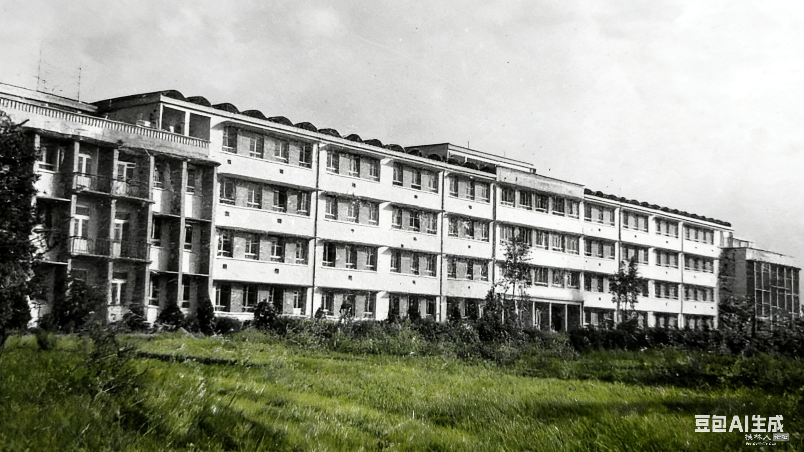 在校时的广西农学院教学大楼。